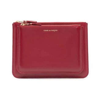 Comme Des Gar&ccedil;ons Tassen, Heren, Rood, ONE Size, Leer, Classic Leather Wallet