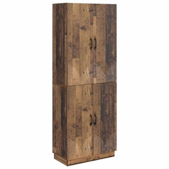 vidaXL Juego De Armarios 2 Uds. Madera Envejecida Madera De Ingenier&iacute;a Vidaxl