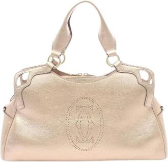 Cartier Pre-owned Borsa in Pelle Marcello de Cartier - - Pre-owned - Donna - Beige - ONE SIZE