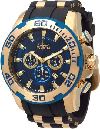Invicta Pro Diver Chronograph Quartz Blue Dial Mens Watch 22341