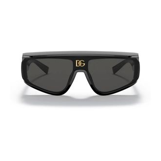 Dolce & Gabbana Sunglasses, unisex, Black, Size: 46 MM Rectangle Sunglasses