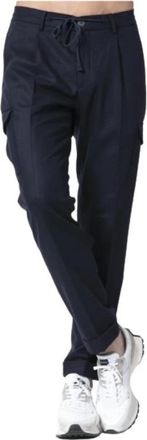 Gran Sasso Broeken - Heren - Slim Fit Broeken - Blauw - M - Broeken