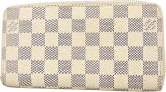 Louis Vuitton White Long Wallet (Bi-Fold) (Pre-Owned)