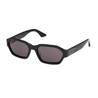 GCDS Sunglasses, unisex, Black, Size: 55 MM Square Bold Sunglasses