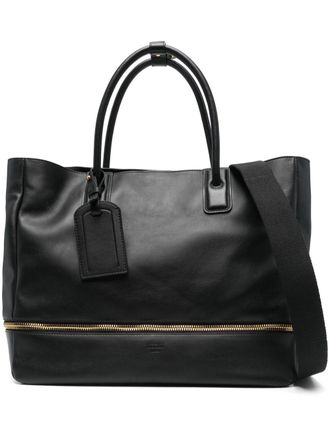 Moschino Black Bag with Gold Zipper Detail