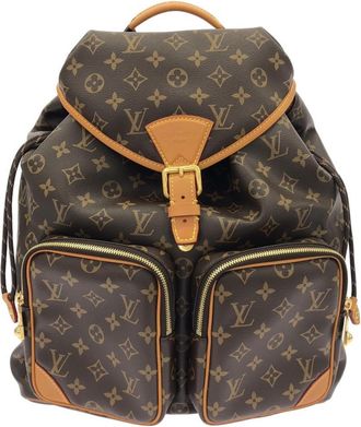 Louis Vuitton Marron Coated Canvas Backpack (Pre-Owned)
