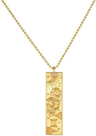 Satya Jewelry Story of Zodiac Necklace in Gemini at Nordstrom