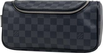 Louis Vuitton Black Damier Graphite Pouch (Pre-Owned)