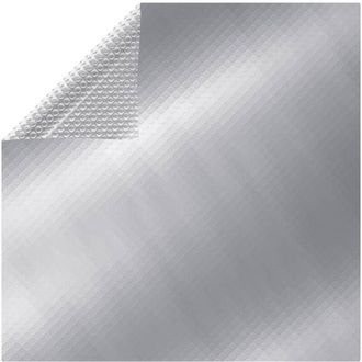 vidaXL Cubierta De Piscina Rectangular Pe Plateado 800x500 Cm Vidaxl