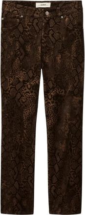 BA&SH Slim Fit Denim Jeans - Dames - Regular Fit Jeans - Bruin - S - Denim - Jeans