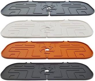 OEM Tappetino In Silicone Per Rubinetto, Confezione Da 4, Paraspruzzi Per Lavandini, Tappetini Impermeabili Per Rubinetti Da Bagno, Tappetino Per Scarico 