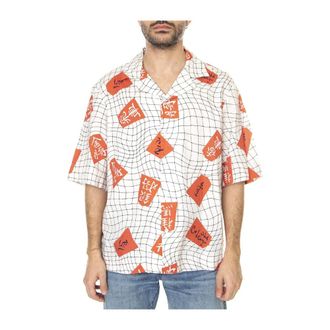 Edwin Short Sleeve Shirt - Heren - Korte mouwen Overhemden - Veelkleurig - S - Katoen - Overhemden