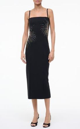 Staud Britney Sleeveless Midi Dress in Firework at Nordstrom Rack, Size X-Small