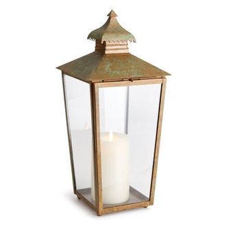 Napa Home & Garden Anders Lantern in Gold at Nordstrom, Size Large