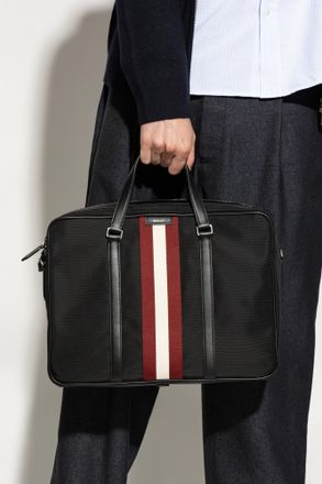 Bally Briefcase With Logo, Mens, Black