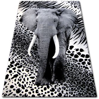RugsX Alfombra Bcf Flash 33293/170 Grey 160x225 Cm