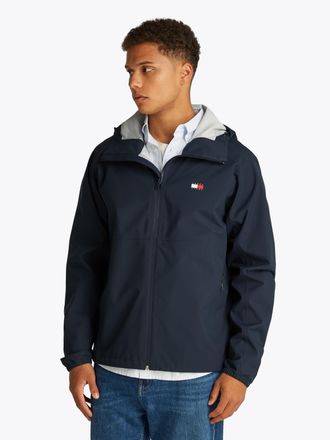 Tommy Jeans Blouson TOMMY JEANS TJM TECH WINDBREAKER, Herren, Gr. XL, blau (schwarz night navy), Obermaterial: 100% Polyester, elastischer Bund, Jacken Blouson