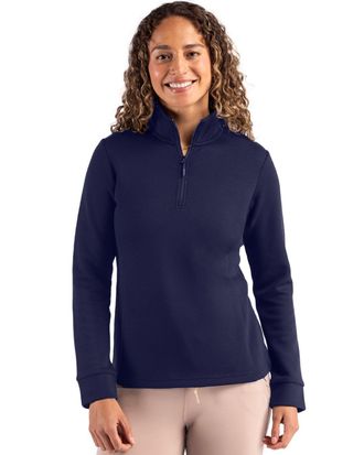 Clique Haven Recycled Womens Quarter Zip Sweatshirt
