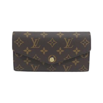 Louis Vuitton Monogram Coquelicots Marron Coated Canvas Long Wallet (Bi-Fold) (Pre-Owned)