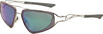 Nike Womens EV24048 63 043 Veil Sunglasses - Silver - One Size