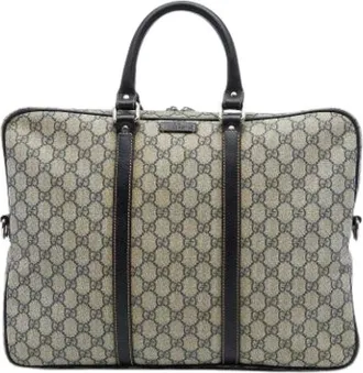 Gucci unisex, Pre-owned, Beige, Maat: ONE Size Leer