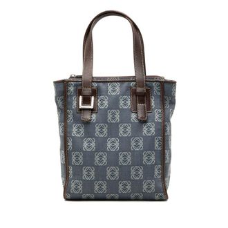 Loewe Pre-owned Loewe Anagram Denim Tote Ladies Z0UYSK46IH5TYC3C