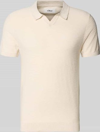 s.Oliver Red Label Regular Fit Poloshirt aus reiner Baumwolle in Black, Gr&ouml;&szlig;e XXL