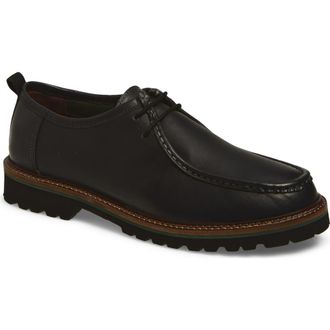 Steve Madden Tunis Derby in Black Cow Oiled Nubuck at Nordstrom Rack, Size 10.5