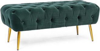 BIZZOTTO Bizzotto - Panca Giacinta per interno, con Struttura In Mdf e Compensato, da 103x46x40h cm -Verde