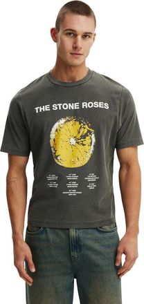 Cotton On Mens Cropped Fit Music T-Shirt in Faded Slate The Stone at Nordstrom, Size Xx-Large