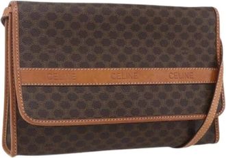 Celine Pre-owned Plastic Cross Body Bag - Dames - Vintage Schoudertas - Bruin - ONE Size - Vintage