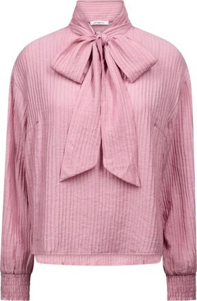 Co'Couture Blusa con cuello de pa&ntilde;uelo - Blouses & Shirts - Mujer - Rosa - XS