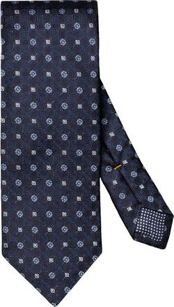 Eton Floral Jacquard Silk Tie in Navy at Nordstrom