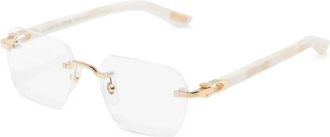 Cartier Glasses, male, Yellow, Size: 54 MM Rectangle Eyeglasses
