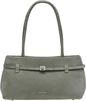Manu Atelier Le Cambon East West - Dames - Schoudertassen - Groen - ONE Size - Su&egrave;de - Tassen