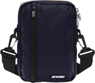 K-Way Barbiton Messenger Bag - unisex - Schoudertassen - Blauw - ONE Size - Tassen