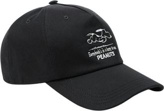 Iceberg Gabardine Baseball Cap - Heren - Petten - Zwart - ONE Size - Katoen - Accessoires