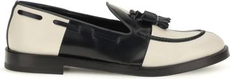 Fratelli Rossetti Mocassini Brera Damier in pelle bicolore - - Shoes - Donna - Nero - 39 EU