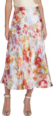 L'agence Lagence Clarisa Bias Silk Maxi Skirt