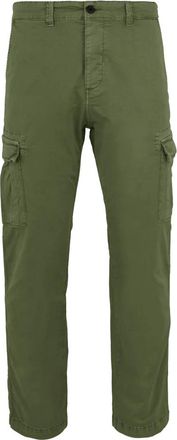 Bomboogie Regular fit cargobroek van katoen - Heren - Broeken - Groen - Maat: W34 Katoen
