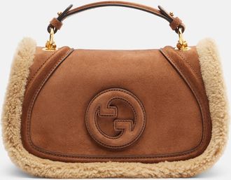Gucci Gucci Blondie Medium suede top-handle bag