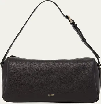 Tom Ford Grained Leather Shoulder Bag