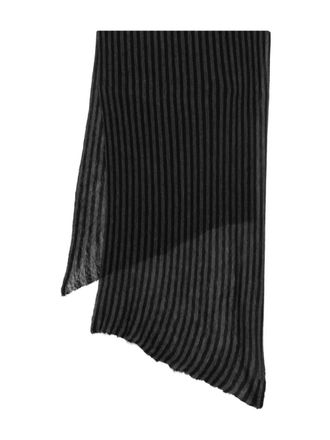 Botto Giuseppe Sciarpa a righe - Nero