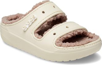Crocs Classic Cozzzy Thermoplastische Dames Bone Sandalen