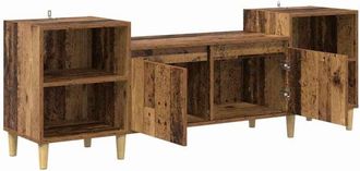 vidaXL Gabinete de TV Madera Vieja 160 x 35 x 55 cm vidaXL