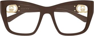 Gucci Cat-eye Optisch Montuur - Dames - Brillen - Bruin - 52 MM - Accessoires