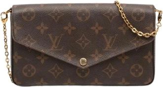Louis Vuitton Pre-owned Cross Body Bags, female, Brown, Size: ONE SIZE Pre-owned Fabric Crossbody Bag
