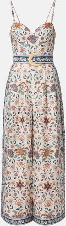 Farm Rio Delhi floral linen jumpsuit