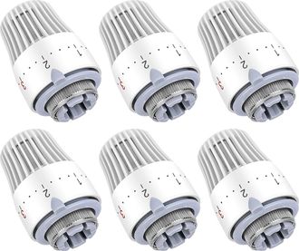 OEM Cabezal De V&aacute;lvula Termost&aacute;tica Para Radiador: 6 Piezas. Cabezal Termost&aacute;tico Para Radiador, Termostato Para Radiador, V&aacute;lvula Termost&aacute;tica Para Radia