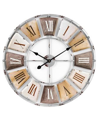 Sorbus Vintage 24In Metal Wall Clock